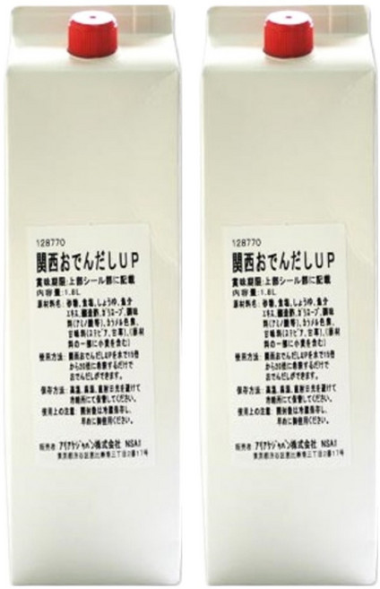 아리아케-간사이오뎅다시up, 1.8L, 2개