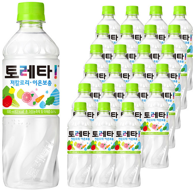 토레타 이온음료, 500ml, 24개