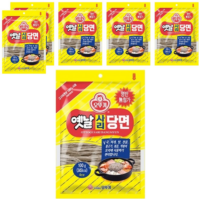 오뚜기 옛날사리당면, 100g, 6개