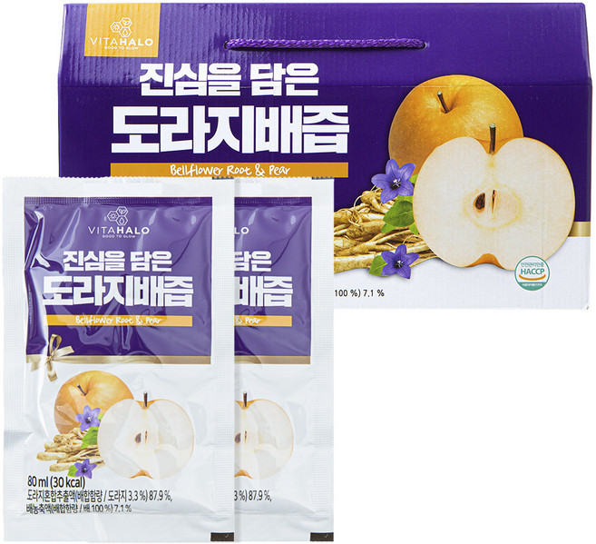 비타할로 진심을 담은 도라지배즙, 2.4L, 1개