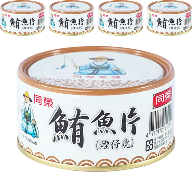 同榮 鮪魚片 煙仔虎, 180g, 5罐