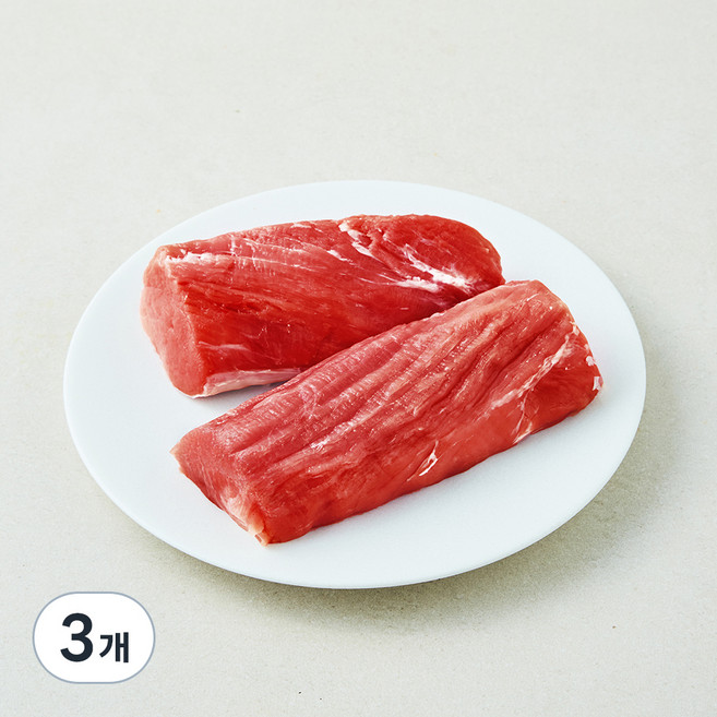 한돈 안심 장조림용 (냉장), 500g, 3개