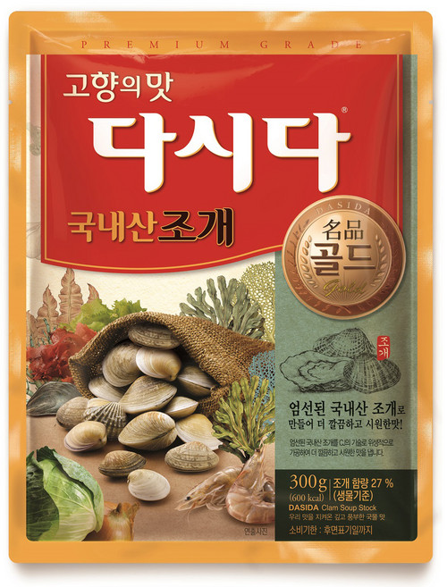 CJ제일제당 다시다 골드 조개맛, 300g, 1개
