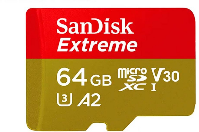 SanDisk 晟碟 Extreme microSDXC 記憶卡 V30/U3/C10/A2/UHS-I/170MB/80MB/s 讀/寫, 64GB, 1個