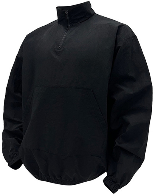 플레이즈 남성용 하이넥 반집업 윈드브레이커