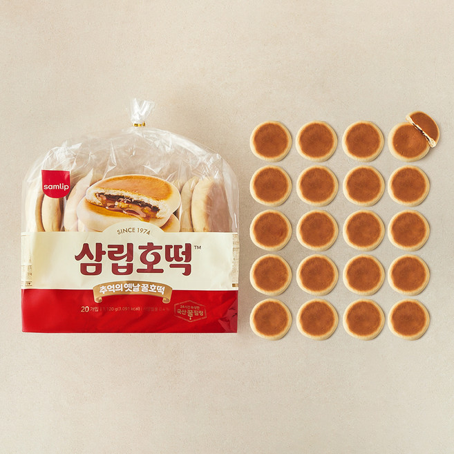 삼립 추억의 옛날 꿀호떡, 1.12kg, 1개입, 1개