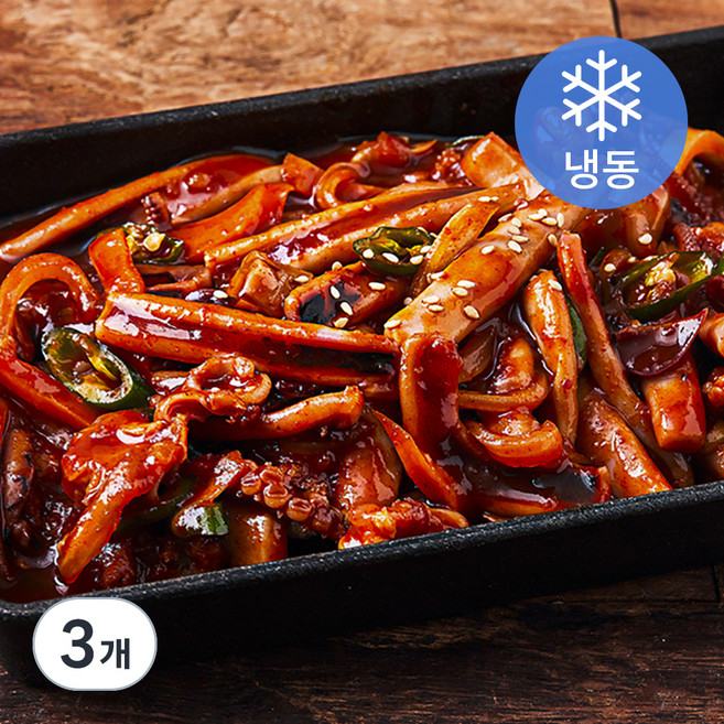 더반찬 양념오징어볶음 (냉동), 300g, 3개