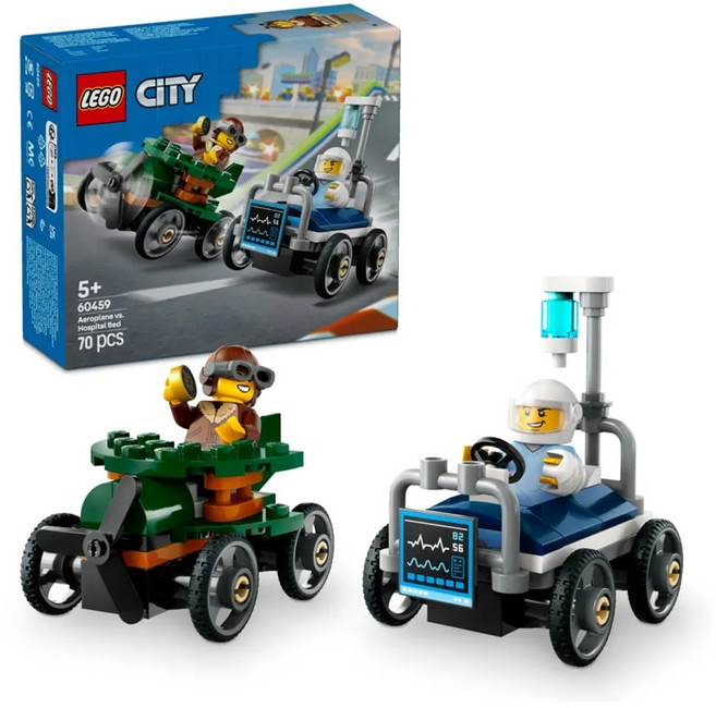 LEGO 60459 城市系列, 綠色 + 藍色 + 黑色, 1盒