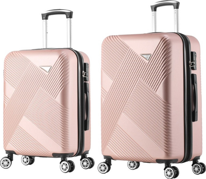 엔디어링 폰트 확장형 캐리어 2P세트 20인치+24인치