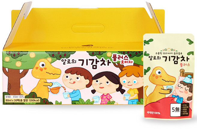 기감차 플러스 아기 배도라지즙 80ml, 2.4L, 30개