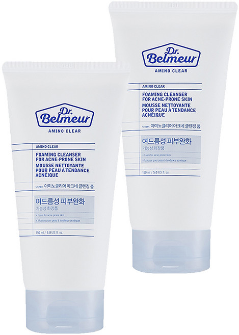 더페이스샵 닥터벨머 아미노클리어 아크네 클렌징 폼, 150ml, 2개