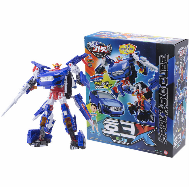 헬로카봇 호크X 빅큐브, 혼합색상, 1개