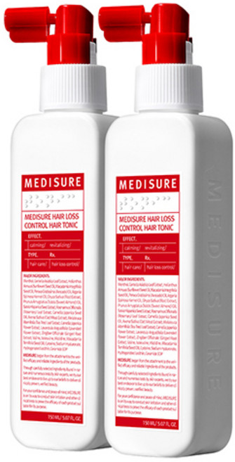 메디슈어 탈모증상완화 헤어토닉, 150ml, 2개