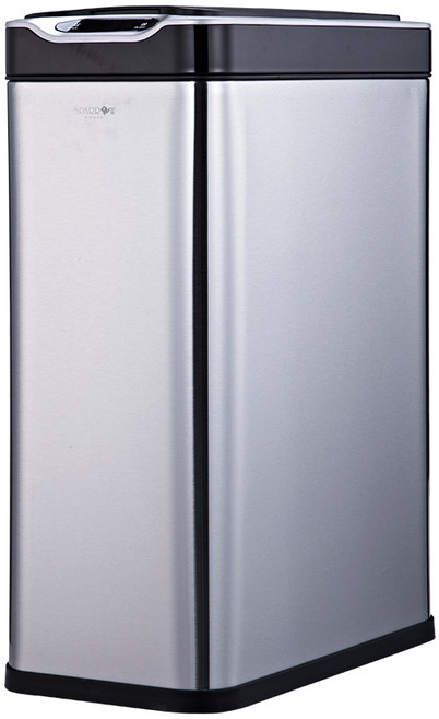 스패로우하우스 스테인리스 자동센서 휴지통, 실버