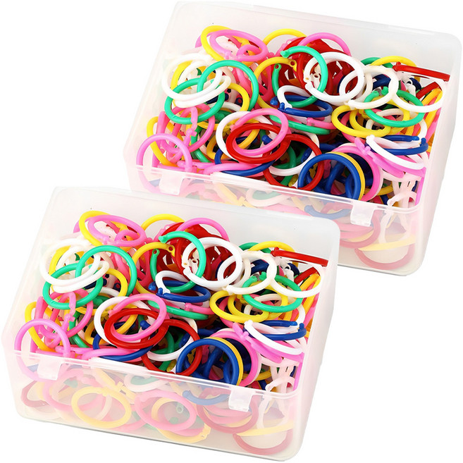 마그피아 플라스틱 칼라링 200개입, 25mm, 2세트