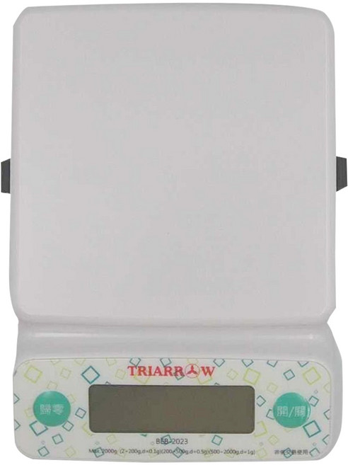 TRIARROW 三箭牌 電子料理秤, BEB-2023, 2kg, 白色