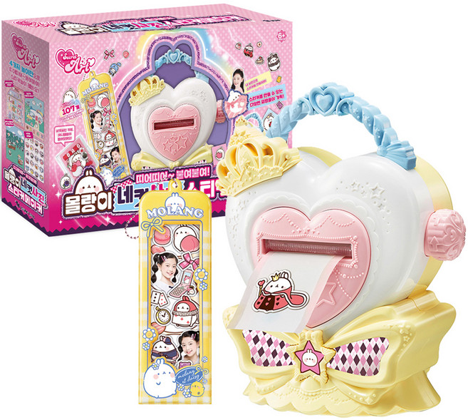 시크릿아트 몰랑이 네컷사진 스티커 메이커, 혼합색상, 1세트