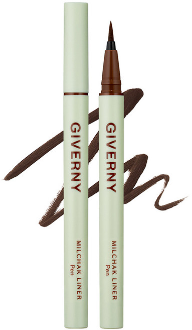 지베르니 밀착 펜 라이너 0.6g, 03호 브라운, 1개