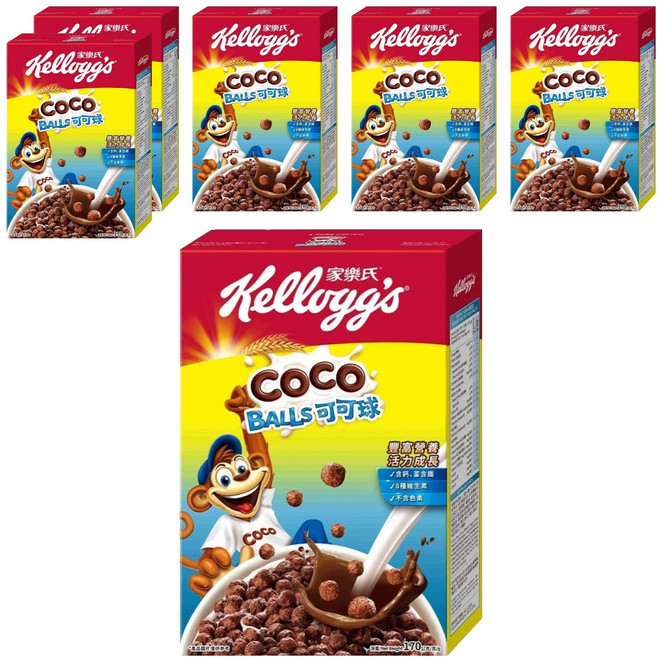 Kellogg's 家樂氏 COCO 可可猴 可可球, 170g, 6盒