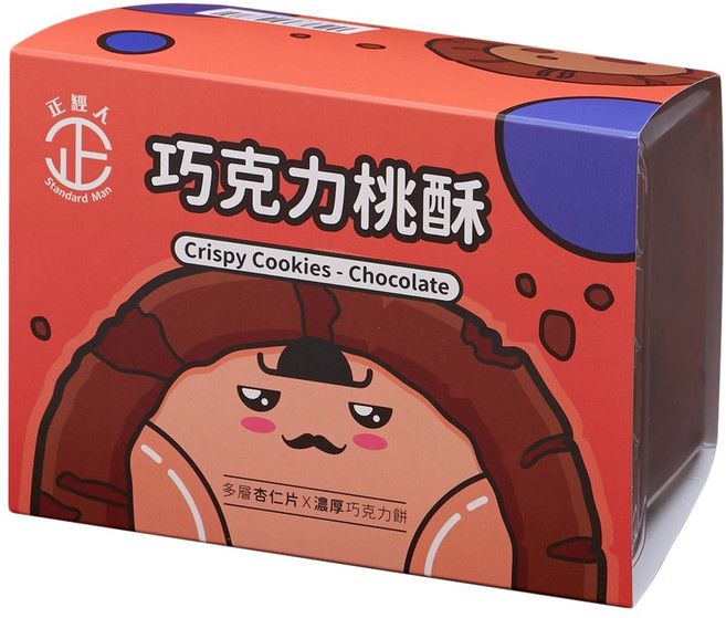 正經人 巧克力桃酥, 300g, 1盒