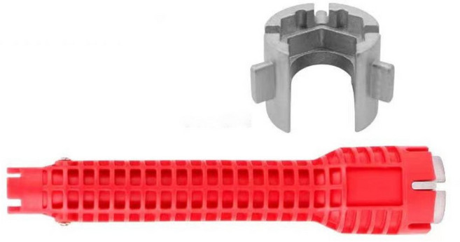 디케이켈슨 5 in 1 세면대 수도관 렌치, 1개