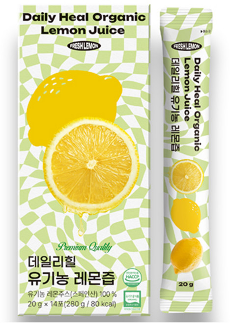 데일리힐 유기농 레몬즙, 280g, 1개