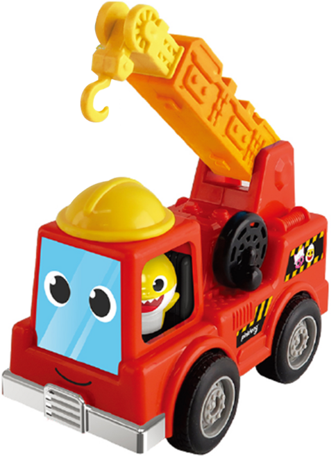 pinkfong 碰碰狐 迷你工程車系列玩具, 起重機, 1組