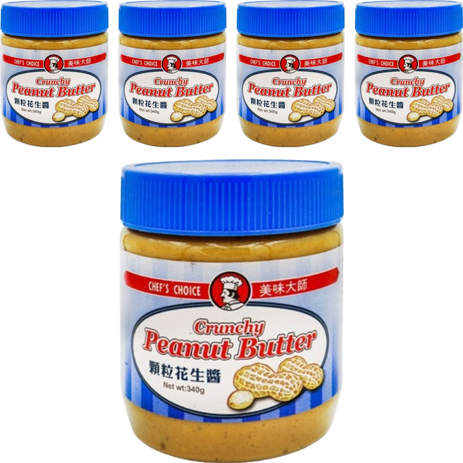 CHEF'S CHOICE 美味大師 顆粒花生醬 - 花生顆粒口感濃郁、香滑綿密
