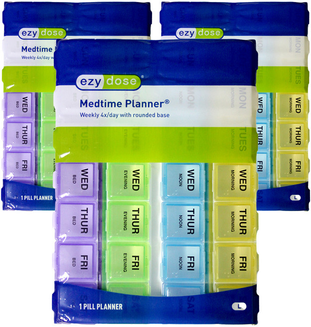 이지도즈 7일 4회 약통/고정형, 3개