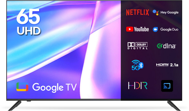 이노스 4K UHD LED 제로 베젤 스마트 TV, 164cm(65인치), S6501KU, 스탠드형, 방문설치