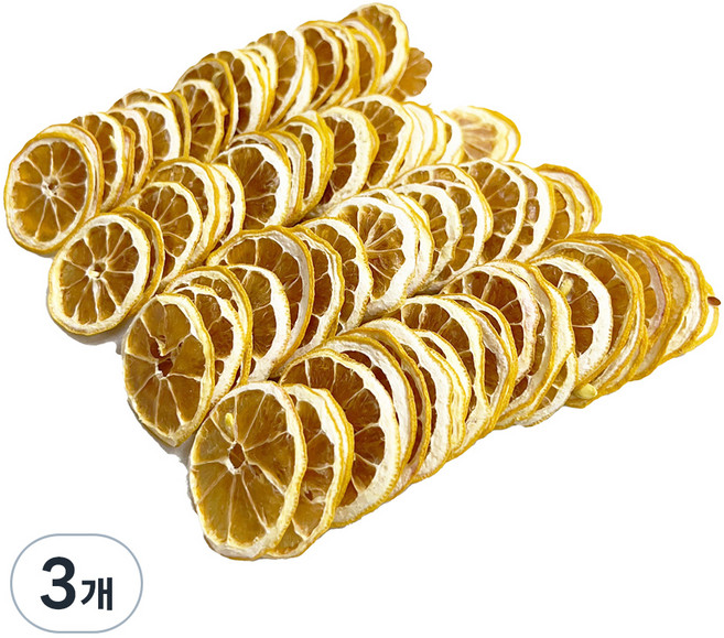 니칩내칩 바삭하게 말린 건조과일 카페용 레몬칩 100p, 100g, 3개