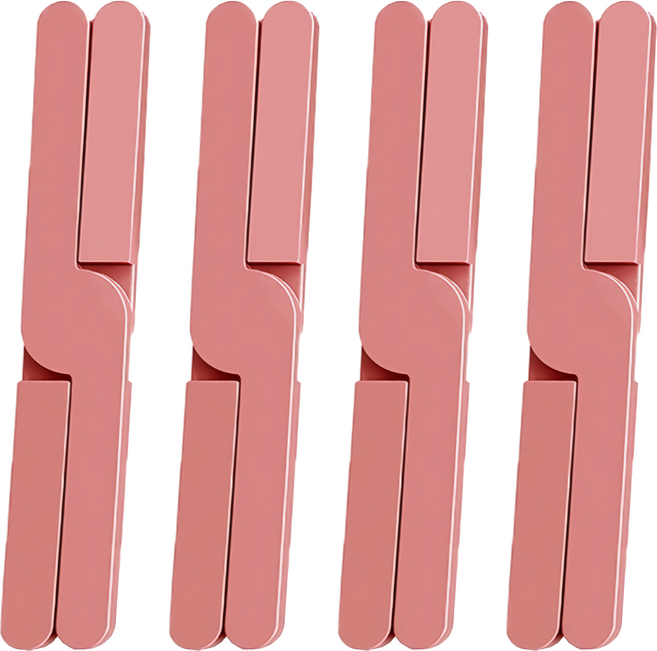 小麥購物 折疊隔熱墊 G739 20 x 3.2 x 1.2cm 54g 4個, 粉色