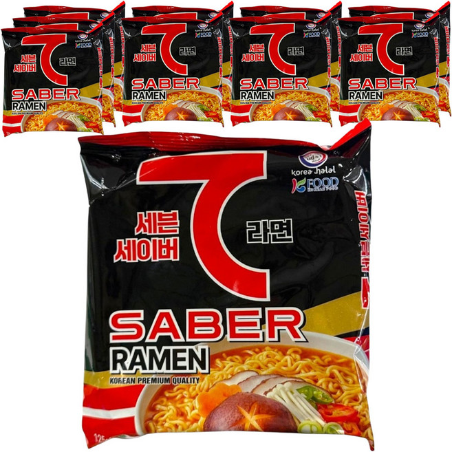세븐세이버 라면 125g, 10개