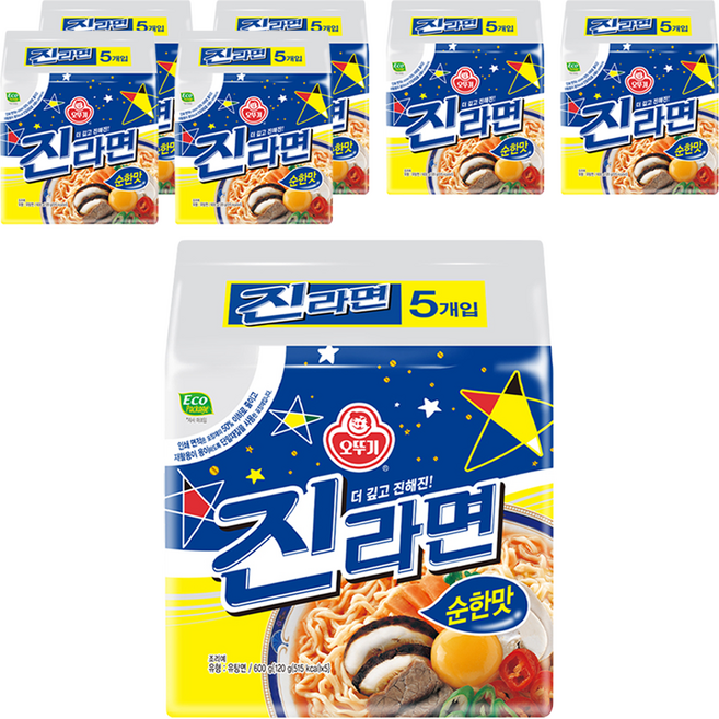 오뚜기 진라면 순한맛 120g, 35개