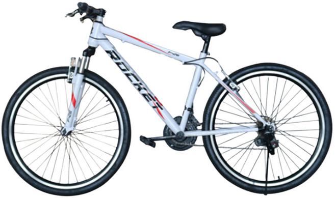 닥터바이크 F-26S ROCKET MTB 스틸 림 브레이크 14kg 신장 165~185cm, 화이트 + 레드, 170cm, 1개