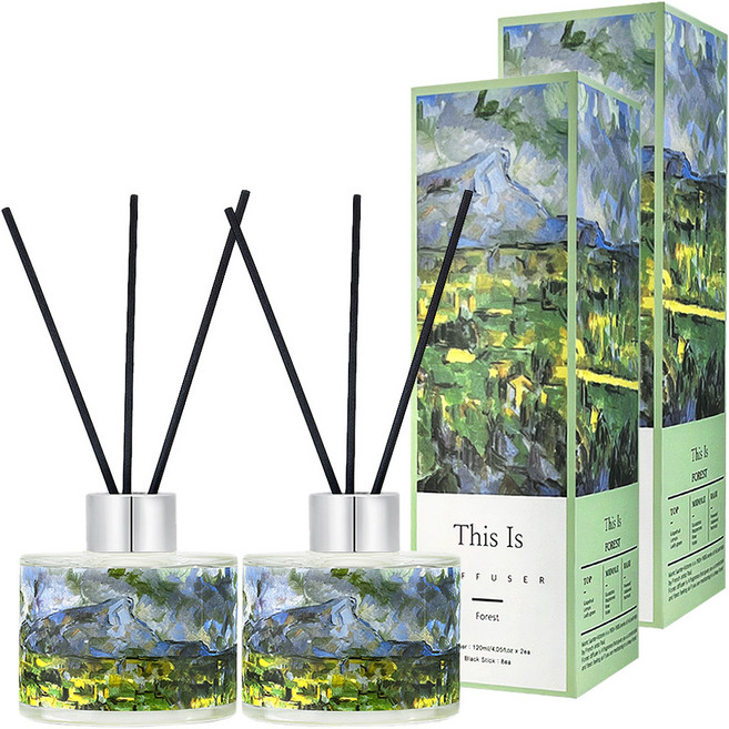 디스이즈명화 디퓨저, 포레스트, 120ml, 4개