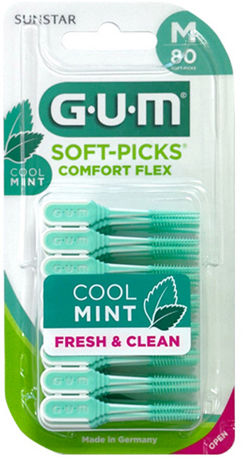 검 소프트픽 컴포트 플렉스 치간칫솔 M, 1개, 80개입