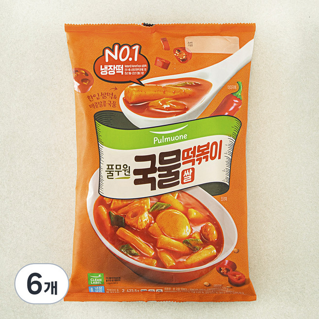 풀무원 국물떡볶이, 423.5g, 6개