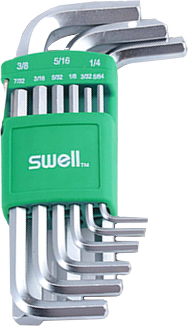 swell 雙邊抽短六角扳手9支組 076-24MS 1.5-10, 1組