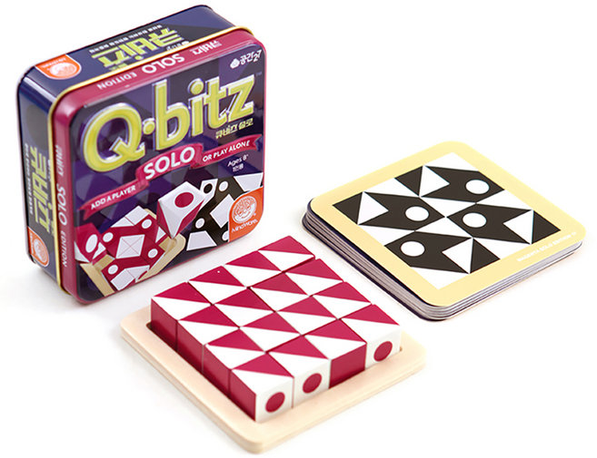 공간27 큐비츠 솔로 두뇌트레이닝게임, 혼합색상, 1개