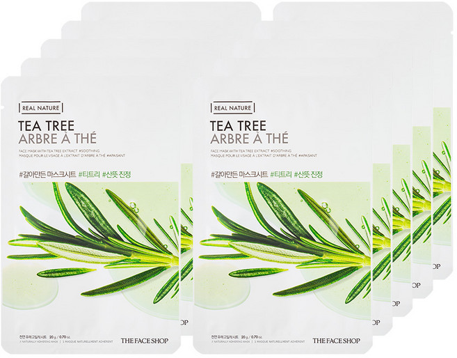 더페이스샵 갈아만든 티트리 마스크시트, 1개입, 10개