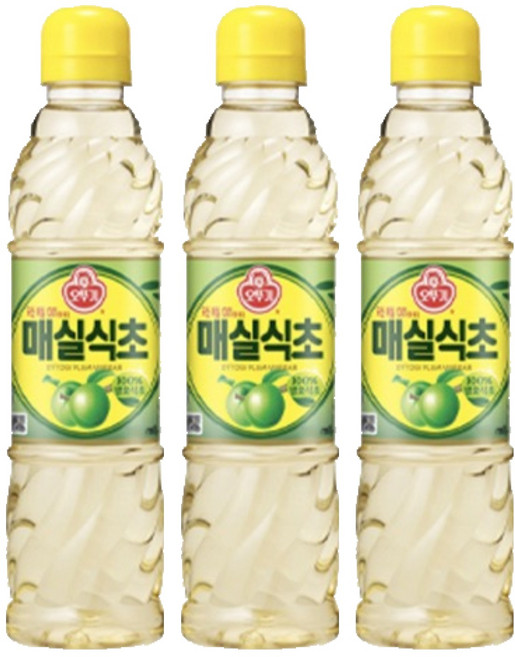 오뚜기 매실 식초, 900ml, 3개