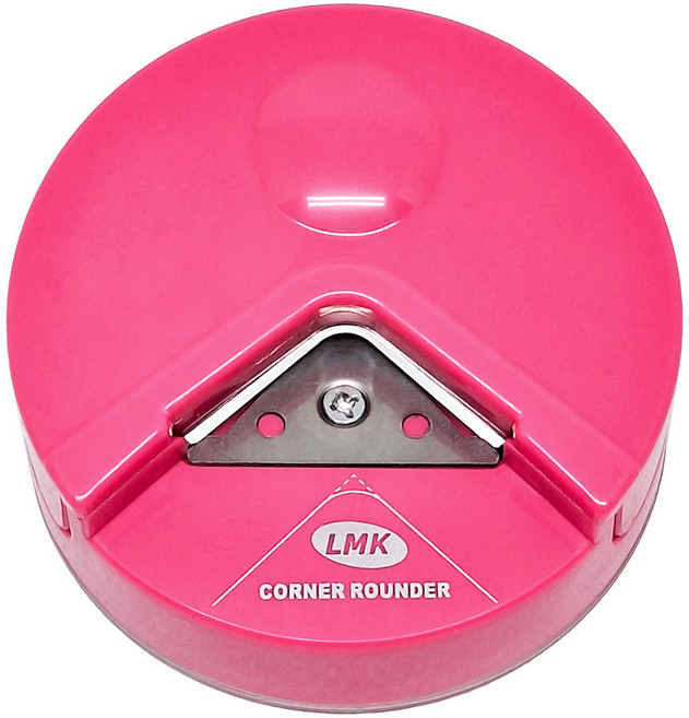 로드메일코리아 문서 코팅지 코너커터기 7004, 핑크, 1개