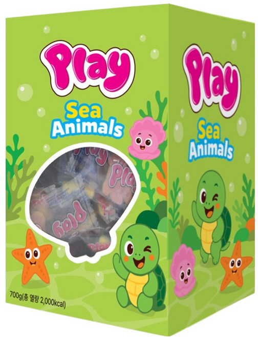 알도르플레이 시 애니멀 젤리 100개입, 700g, 1개