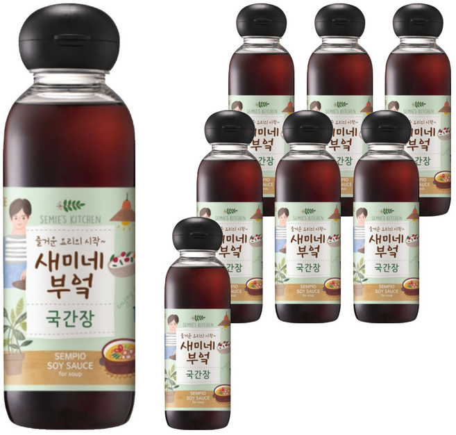 샘표 새미네부엌 국간장, 450ml, 8개
