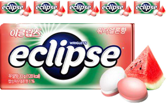 이클립스 워터멜론 하드캔디, 6개, 30g