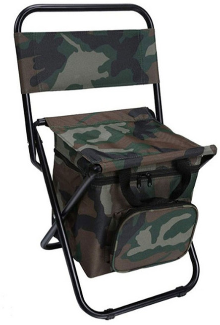 하이퍼플래닛 접이식 보냉 캠핑의자, 1개, 밀리터리