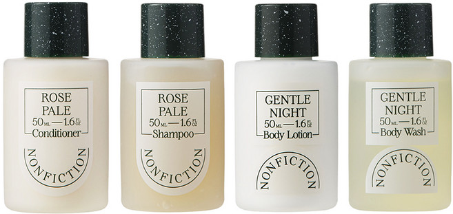 논픽션 바디앤헤어 미니트래블 세트 젠틀나잇 앤 로즈페일, 1세트