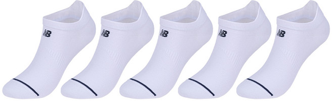 New Balance 時尚網狀刺繡Logo運動襪 5雙