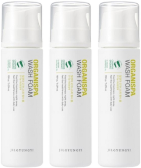 질경이 오가니스파 워시 폼 여성청결제, 150g, 3개